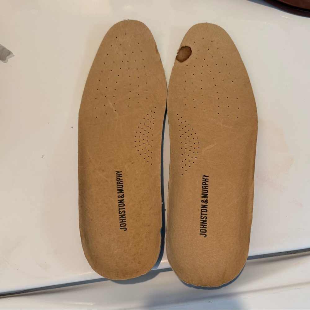 Johnston & Murphy Size Brown Leather Bit Slip On Driving
Loafers - Picture 8 of 8